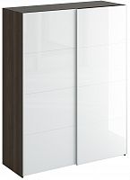 шкаф-купе slide 1700 белый глянец с коричневым в Мурманске