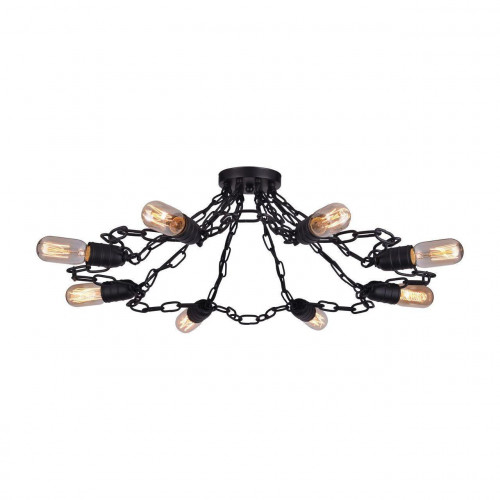 потолочная люстра arte lamp a9344pl-8bk в Мурманске