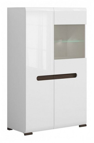 шкаф-витрина для посуды black red white ацтека reg1w1d/14/9 в Мурманске