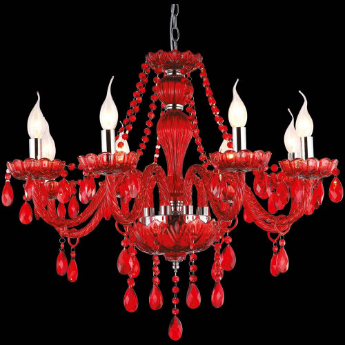 подвесная люстра arte lamp teatro a3964lm-8rd в Мурманске