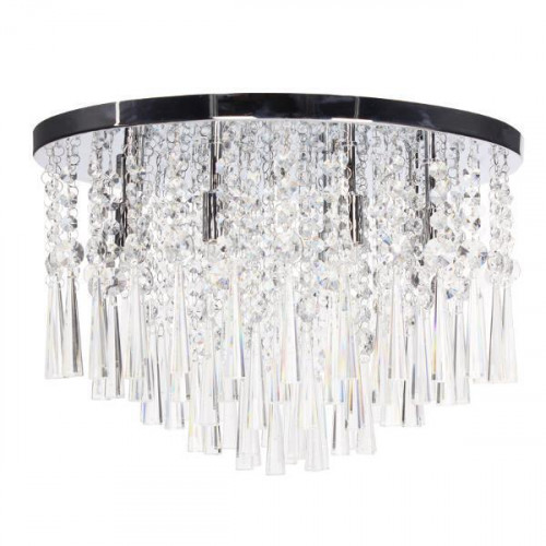 дизайнерская потолочная люстра spot light luxoria 9018828 хром в Мурманске