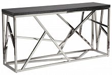 консоль geometric 180x50x90 металл, черная столешница в Мурманске