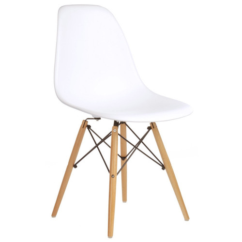 стул деревянный pc-015 белый (eames style) в Мурманске