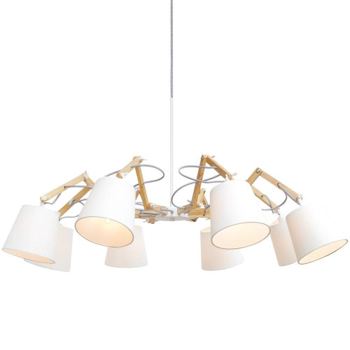 подвесная люстра arte lamp pinoccio a5700lm-8wh в Мурманске