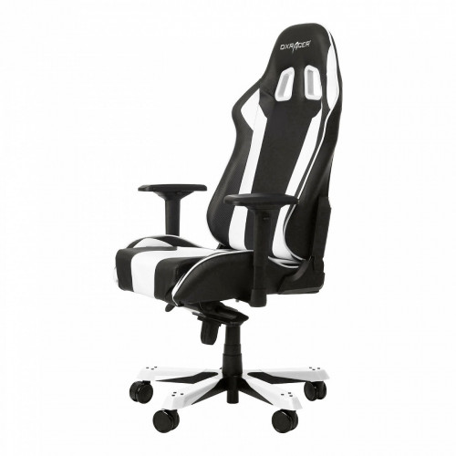 кресло геймерское dxracer king ks06 черно-белое в Мурманске