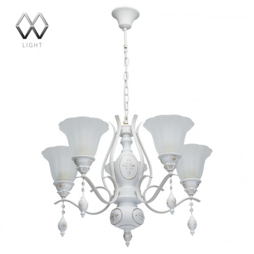 подвесная люстра mw-light версаче 639011505 белая в Мурманске