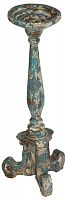 подсвечник состаренный фигурный голубой relic collection, 61 см в Мурманске