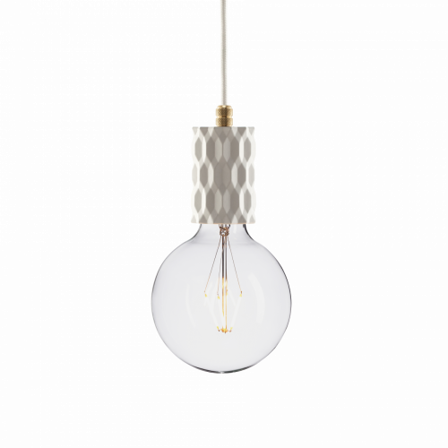 подвесной светильник beton glitter white brass в Мурманске