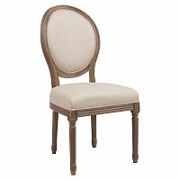 стул vintage french round кремовый лен медный в Мурманске