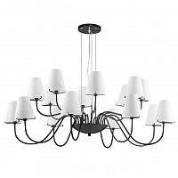 подвесная люстра lightstar diafano 758167 черная в Мурманске