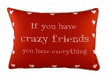 подушка с надписью crazy friends в Мурманске