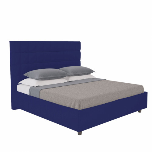 кровать двуспальная 180х200 синяя shining modern в Мурманске