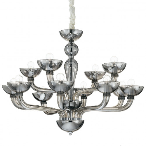 подвесная люстра ideal lux casanova sp12 fume в Мурманске