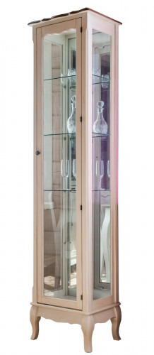 витрина mobilier de maison узкая высокая бежевая в Мурманске