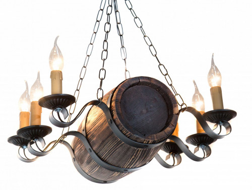 люстра бочонок коричневая в Мурманске