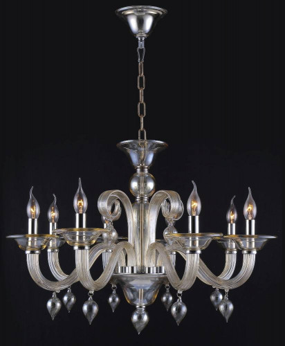 подвесная люстра crystal lux caetano sp8 бежевая в Мурманске