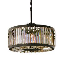 люстра welles round d50 черная, прозрачное стеко в Мурманске