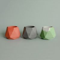 подсвечник из бетона под мрамор eco линту, 6 см в Мурманске