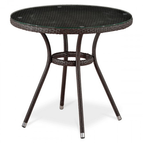 стол из иск. ротанга t283ant-w51-d80 brown в Мурманске