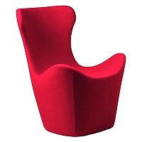 кресло papilio lounge chair красное в Мурманске