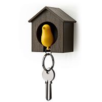 держатель+брелок для ключей sparrow коричневый-желтый в Мурманске