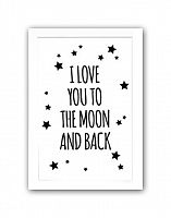 постер to the white moon and back а4 в Мурманске
