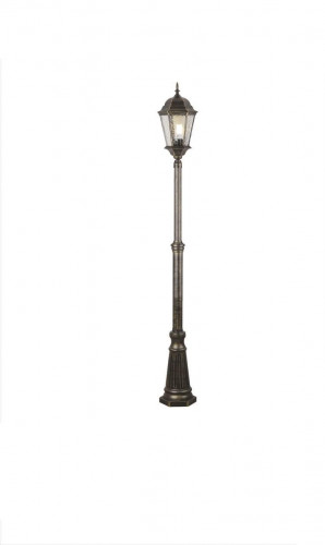 садово-парковый светильник arte lamp genova a1207pa-1bn в Мурманске