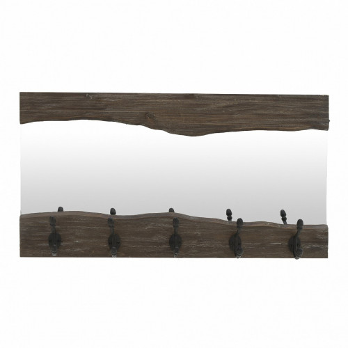 зеркало с крючками настенное деревянное в Мурманске