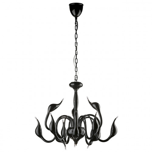 подвесная люстра lightstar cigno collo bk 751127 в Мурманске