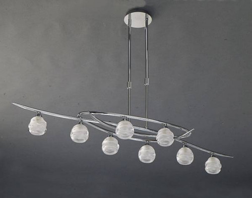 подвесная люстра mantra loop chrome 1800 в Мурманске