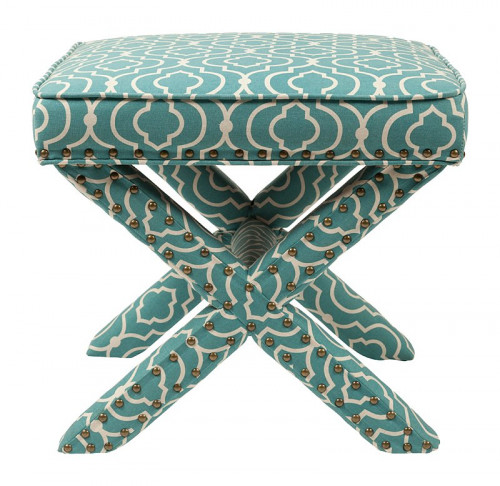 табурет мягкий бирюзовый remy ottoman в Мурманске