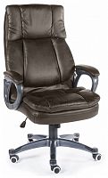 кресло для руководителя norden chairs мэдисон, обивка: искусственная кожа, цвет: экокожа темно-коричневая в Мурманске