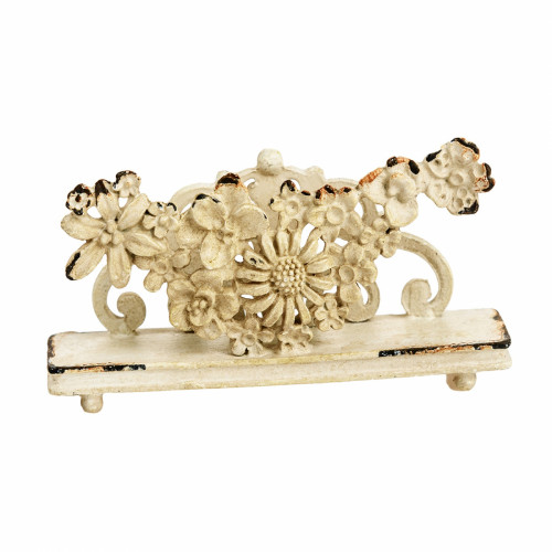 подставка для визиток pewter flower белая в Мурманске