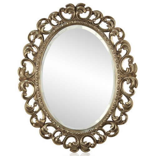 овальное зеркало настенное золото шербур florentine silver/98 в Мурманске