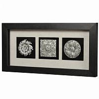 панно "вертикальный декор 1 (черная рама)" в Мурманске