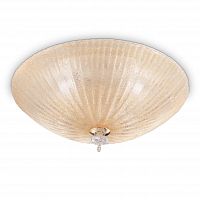потолочный светильник ideal lux shell pl4 ambra в Мурманске