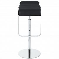 барный стул lem style piston stool черная кожа в Мурманске