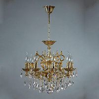 подвесная люстра ambiente leon 2128/8 wp tear drop бронза в Мурманске
