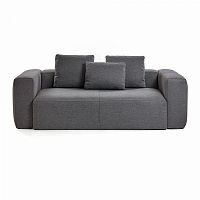 диван blok sofa 3 темно-серый от la forma (ex julia grup) в Мурманске