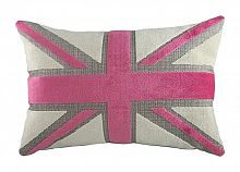 подушка с британским флагом pink velvet в Мурманске