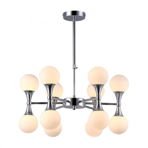 подвесная люстра arte lamp a9162lm-12cc белая в Мурманске