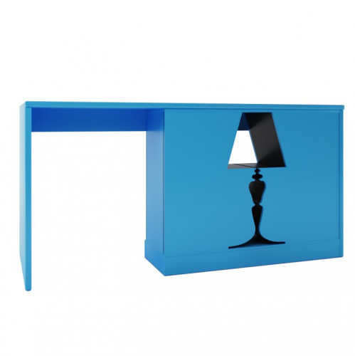 рабочий стол лампа голубой и черный от odingeniy в Мурманске