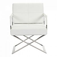 кресло aster x chair экокожа белое в Мурманске