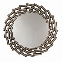 зеркало большое круглое в витой раме silver leaf в Мурманске