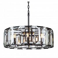 люстра harlow round d75 черное основание, прозрачное стекло в Мурманске