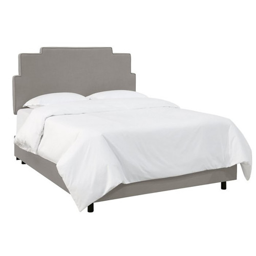 кровать двуспальная 180х200 серая paxton gray linen в Мурманске