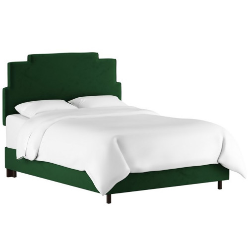 кровать двуспальная 180х200 зеленая paxton emerald velvet в Мурманске