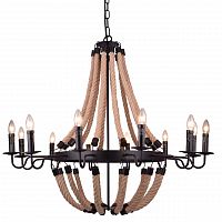 подвесная люстра arte lamp marsiglia a8956lm-12bk черная в Мурманске