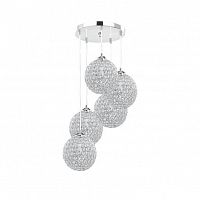дизайнерская подвесная люстра spot light imperia 8220528 хром в Мурманске