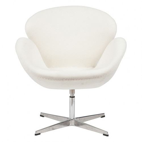 кресло swan chair белое в Мурманске